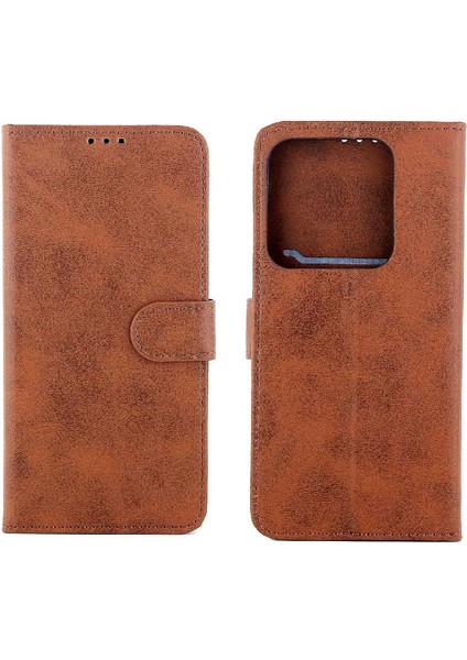 Xiaomi 14 Pro Pu Deri Manyetik Kapatma Kickstand Kart Için Filp Durumda (Yurt Dışından)