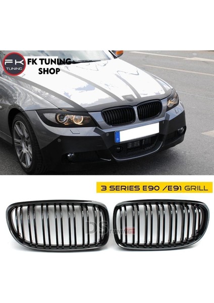 FK Tuning Bmw E90 Lci Böbrek Ön Panjur Seti (Makyajlı KASA-2009-2012)