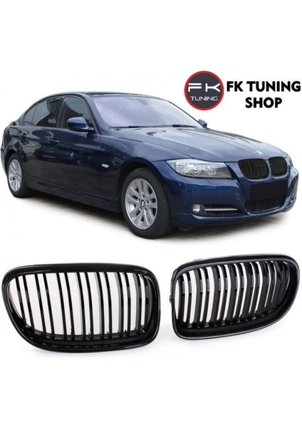 FK Tuning Bmw E90 Lci Böbrek Ön Panjur Seti (Makyajlı KASA-2009-2012)