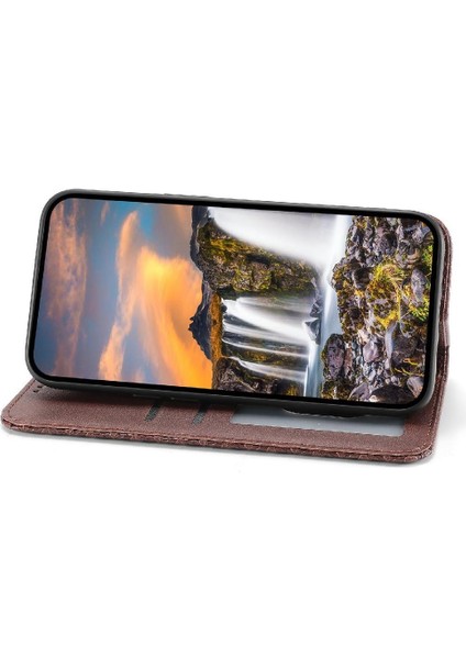 Xiaomi 14 Için Flip Case Ultra El Kayışı Eşkenar Dörtgen Şekli Standı Günlük Kullanım (Yurt Dışından)