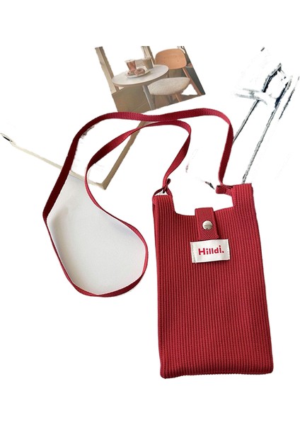 Taşınabilir Crossbody Cep Telefonu Çantası Kore Basit Crossbody Çanta (Yurt Dışından)