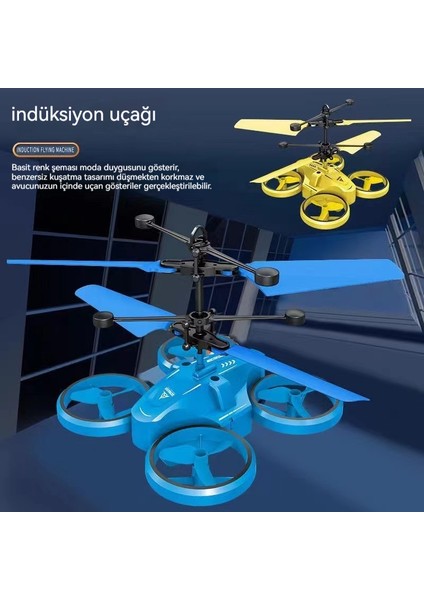 Hareket Sensörlü Quadcopter Çocuk Helikopteri (Yurt Dışından)