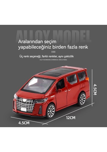 Çocuk Oyuncakları Alfa Simülasyon Alaşım Araba Modeli Ticari Araç Araba Modeli (Yurt Dışından)