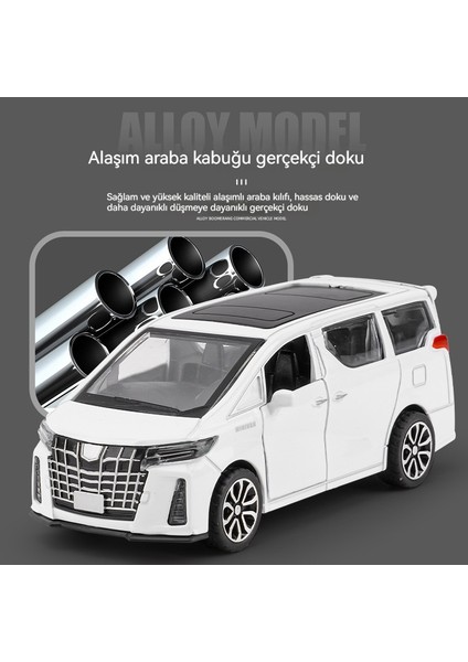 Çocuk Oyuncakları Alfa Simülasyon Alaşım Araba Modeli Ticari Araç Araba Modeli (Yurt Dışından)