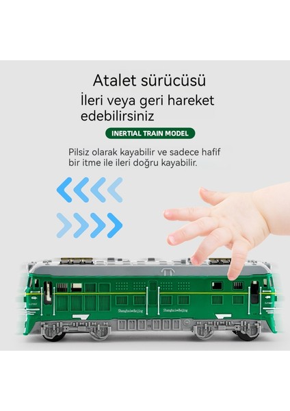 Çocuk Oyuncakları Simülasyon Atalet Oyuncak Tren Modeli Retro Tren (Yurt Dışından)