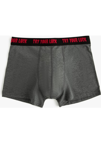 3'lü Boxer Seti Kuru Kafa Baskılı Çok Renkli Pamuklu fırsatları