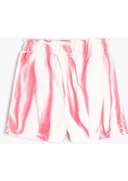 Şort Beli Lastikli Batik Desenli Pamuklu fiyatları