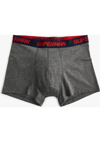 Superman 3'lü Boxer Seti Lisanslı Çok Renkli Pamuklu