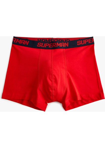 Superman 3'lü Boxer Seti Lisanslı Çok Renkli Pamuklu