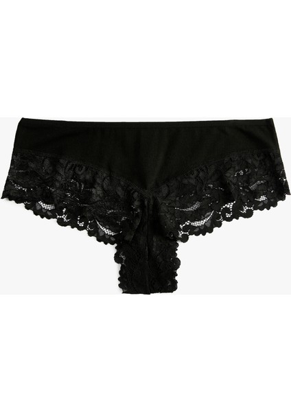 Brazilian Külot Paketi 2'li Dantel Detaylı Pamuklu modelleri