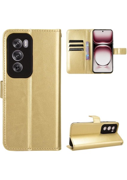 Oppo Oppo 12 5g Kart Tutucu Manyetik Cüzdan Flip Kapak Için Kılıf (Yurt Dışından)
