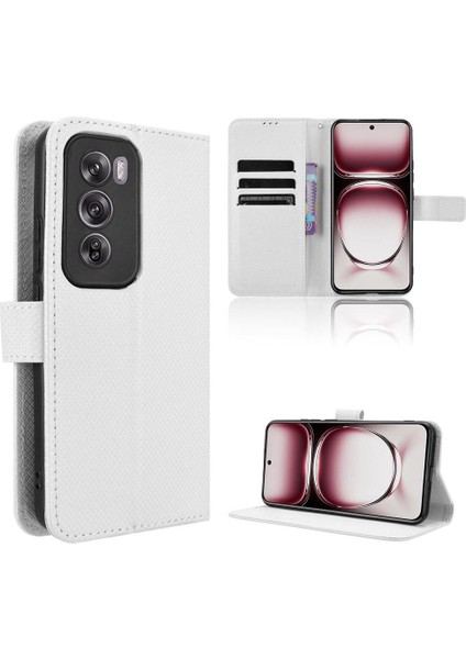 Oppo RENO12 5g Kickstand Kapak Kart Tutucu Manyetik Cüzdan Için Kılıf (Yurt Dışından)