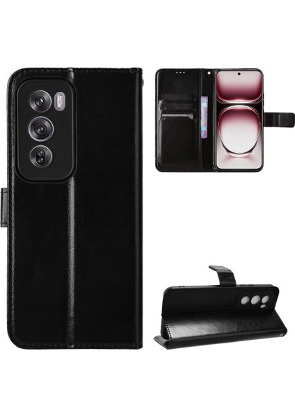 Oppo Oppo 12 5g Kart Tutucu Manyetik Cüzdan Flip Kapak Için Kılıf (Yurt Dışından)