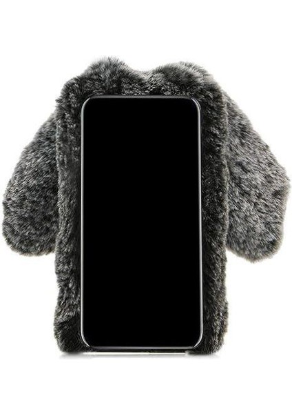 Oppo Için Kılıf Oppo 12 5g Sonbahar ve Kış Sevimli Peluş Tavşan Kulaklar Peluş (Yurt Dışından) modelleri