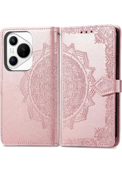 Huawei Pura 70 Flip Kapak Için Flip Case Basit Iş Zarif Desen (Yurt Dışından)