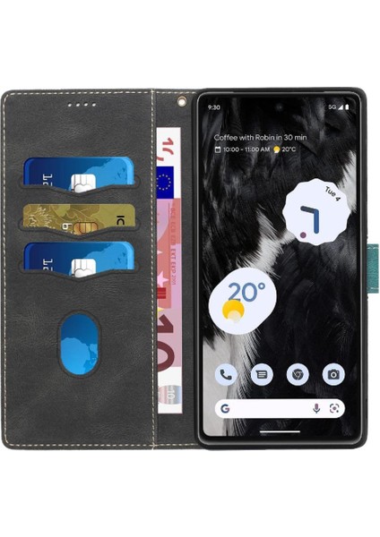 Google Pixel 7 Pro Kart Yuvası Için Cüzdan Kılıf Kickstand Bilek Kayışı Çizik (Yurt Dışından) fiyatları