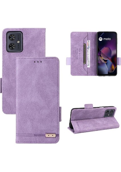 Motorola Moto G54 5g Kart Tutucu Kapak Kickstand Manyetik Için Flip Case (Yurt Dışından) modelleri