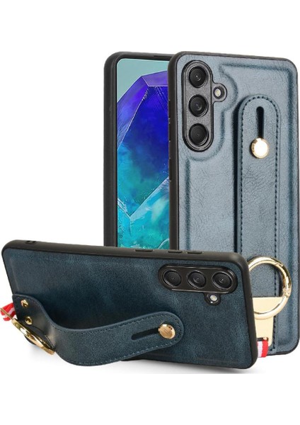 Samsung Galaxy C55 5g Kolaylık Bilek Kayışı Premium Pu Deri Kılıf (Yurt Dışından)