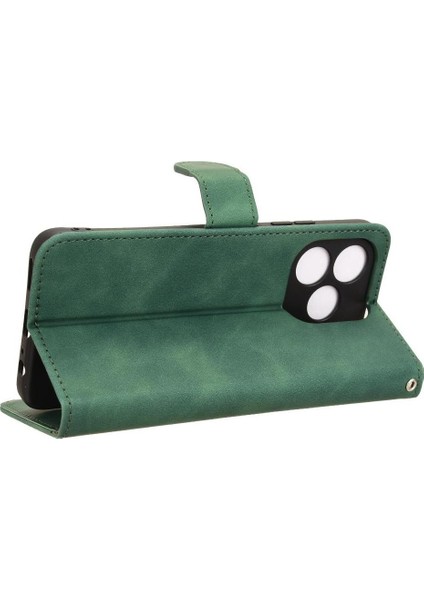 Oukitel C51 Pu Deri Kickstand Yan Toka Cüzdan Kartı Için Flip Case (Yurt Dışından)