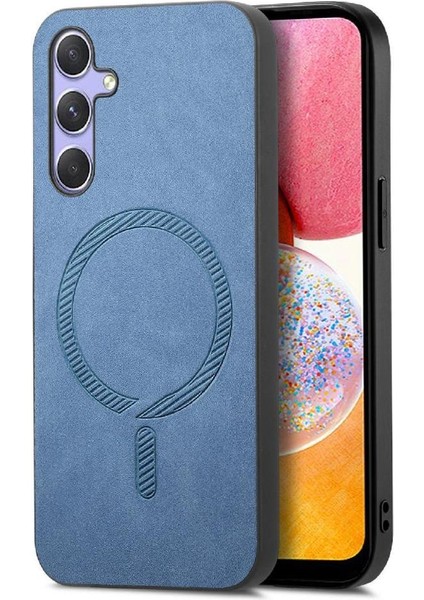 Samsung Galaxy A14 Ince Kablosuz Şarj Magsafe Araba Mounts Için Flip Case (Yurt Dışından)