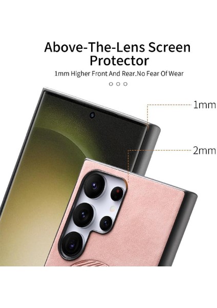 Samsung Galaxy S23 Ultra Ince Hafif Kablosuz Şarj Için Flip Case (Yurt Dışından)
