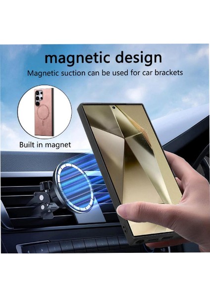 Samsung Galaxy S24 Için Flip Case Ultra Hafif Magsafe Araba Mounts Ince (Yurt Dışından)