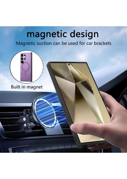 Samsung Galaxy S24 Için Flip Case Ultra Hafif Magsafe Araba Mounts Ince (Yurt Dışından) fiyatları