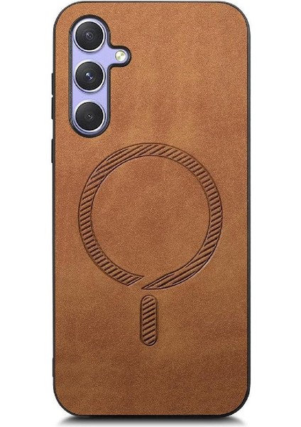 Samsung Galaxy A14 Ince Kablosuz Şarj Magsafe Araba Mounts Için Flip Case (Yurt Dışından)
