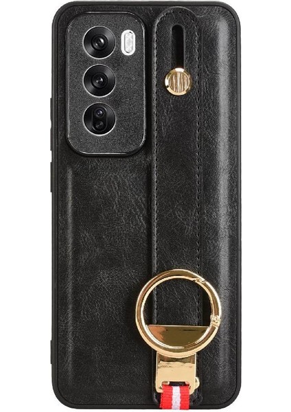 Oppo Oppo 12 Pro 5g Bilek Kayışı Premium Pu Deri Uyumluluk Için Kılıf (Yurt Dışından)