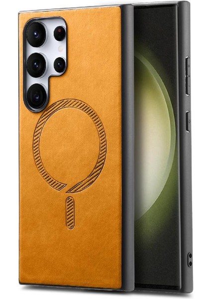 Samsung Galaxy S23 Ultra Ince Hafif Kablosuz Şarj Için Flip Case (Yurt Dışından)