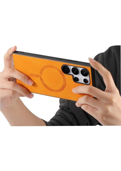 Samsung Galaxy S23 Ultra Ince Hafif Kablosuz Şarj Için Flip Case (Yurt Dışından)