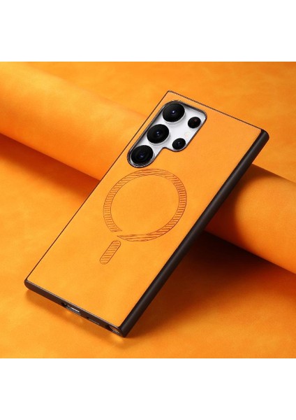 Samsung Galaxy S23 Ultra Ince Hafif Kablosuz Şarj Için Flip Case (Yurt Dışından)