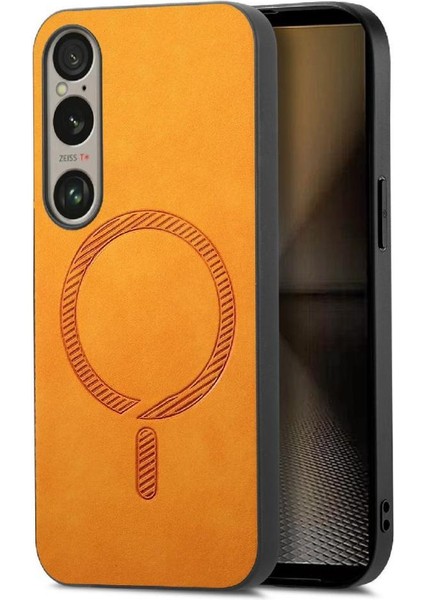 Sony Xperia 1 Ⅵ Magsafe Araç Mounts Için Flip Case Hafif Kablosuz Ince (Yurt Dışından)