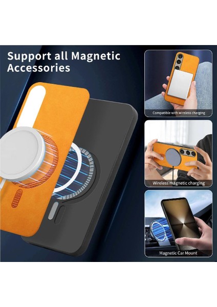 Sony Xperia 1 Ⅵ Magsafe Araç Mounts Için Flip Case Hafif Kablosuz Ince (Yurt Dışından)