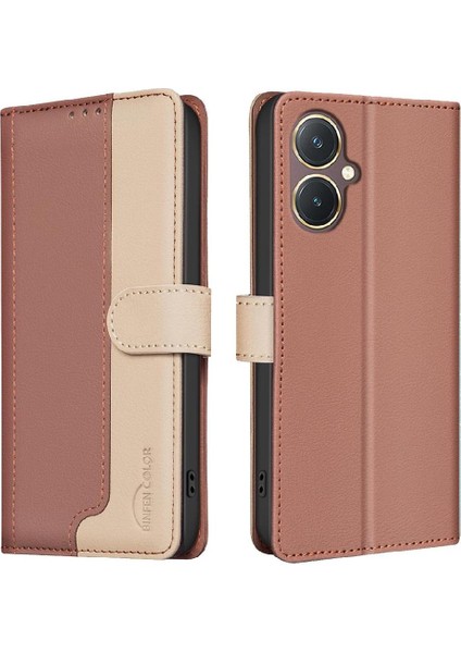 Vıvo Y27 4g Darbeye Dayanıklı Tpu Iç Kabuk Kart Yuvaları Tutucu Için Flip Case (Yurt Dışından)