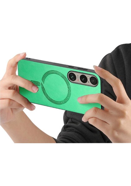 Sony Xperia 1 Ⅵ Magsafe Araç Mounts Için Flip Case Hafif Kablosuz Ince (Yurt Dışından)