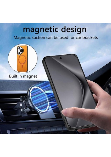 Huawei Pura 70 Magsafe Araba Mounts Için Flip Case Hafif Kablosuz Ince (Yurt Dışından) modelleri