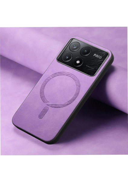 Xiaomi Poco X6 Pro 5g Için Flip Case Ince Hafif Kablosuz Şarj Araba (Yurt Dışından)