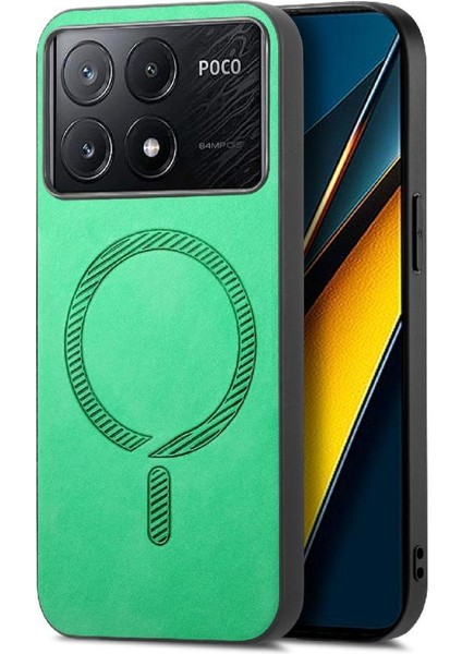 Xiaomi Poco X6 Pro 5g Için Flip Case Ince Hafif Kablosuz Şarj Araba (Yurt Dışından)
