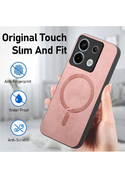 Xiaomi Redmi Not Için Flip Case 13 Pro 5g Ince Kablosuz Şarj Magsafe (Yurt Dışından)
