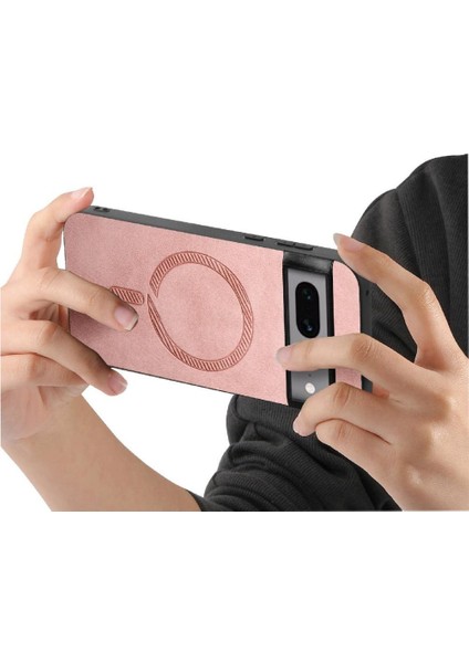Google Piksel 7 Pro Kablosuz Şarj Ince Magsafe Araba Için Flip Case (Yurt Dışından) modelleri