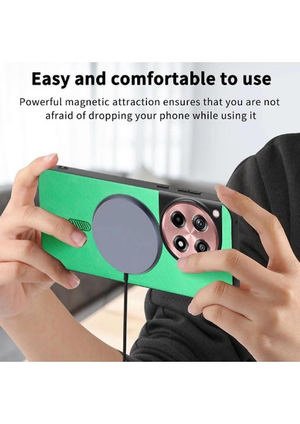 Oneplus Ace 3 5g Hafif Ince Magsafe Araba Mounts Için Flip Case (Yurt Dışından) modelleri