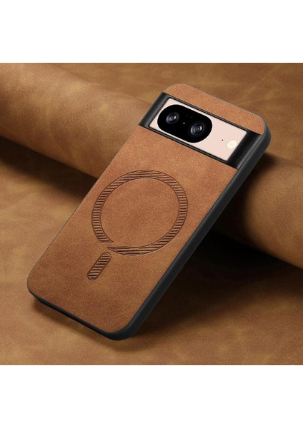 Google Pixel 8 Magsafe Araç Mounts Için Flip Case Hafif Kablosuz Ince (Yurt Dışından)