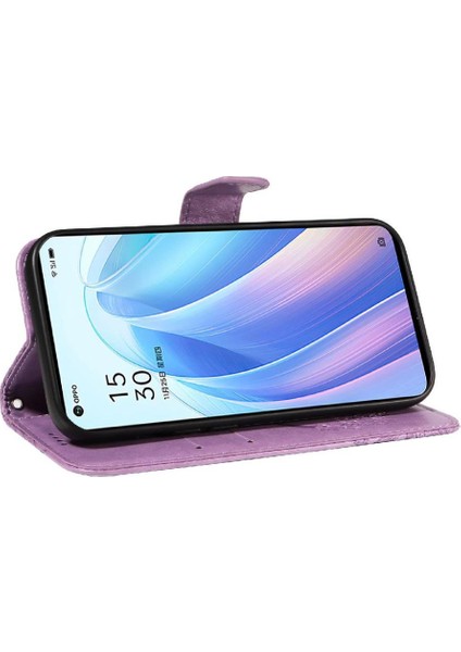 Oppo Oppo 7 5g Için Flip Case Yüksek Kalite Deri Ayrılabilir El Kayışı (Yurt Dışından)