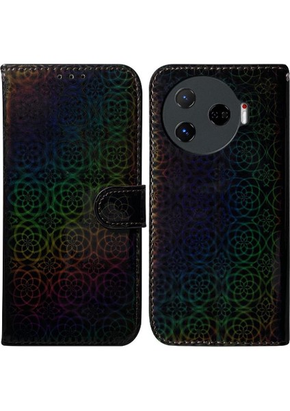 Tecno Camon 30 Pro Cüzdan Kılıf Için Flip Case Kart Yuvası Standı Tutucu Pu (Yurt Dışından)