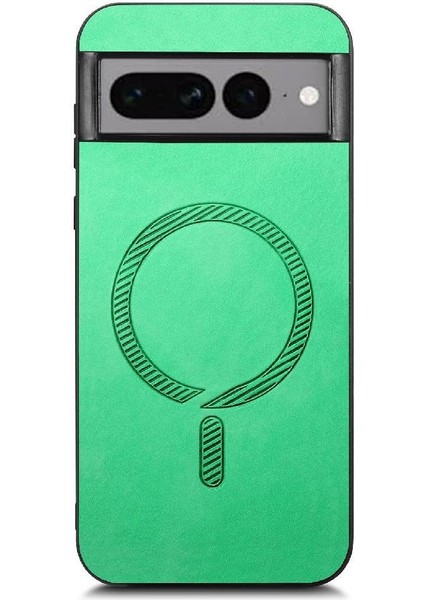 Google Piksel 7 Pro Kablosuz Şarj Ince Magsafe Araba Için Flip Case (Yurt Dışından)
