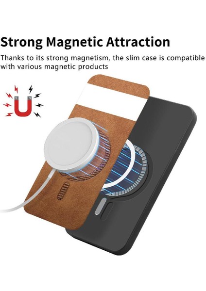 Google Piksel 7 Pro Kablosuz Şarj Ince Magsafe Araba Için Flip Case (Yurt Dışından) fiyatları