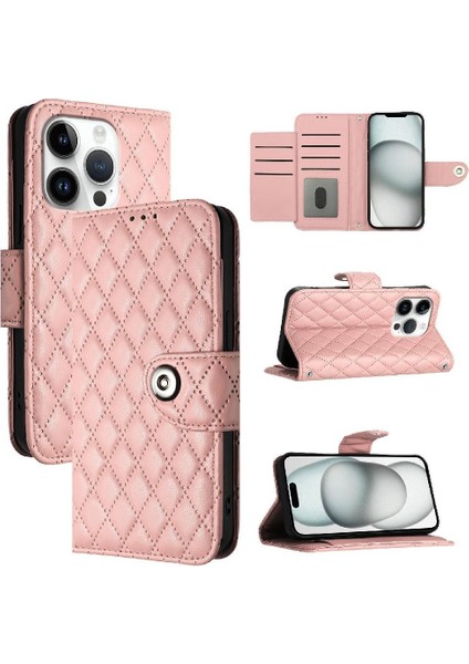 IPhone 16 Için Kılıf Pro Kart Tutucu Cüzdan Kapak Bilek Şerit Darbeye (Yurt Dışından)