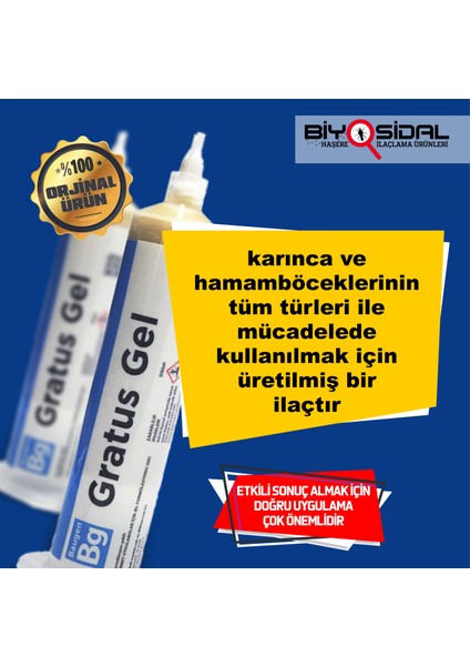 Gratus Hamamböceği ve Karınca Jeli 35 G 1 ADET