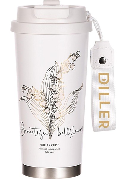 Kapaklı Taşınabilir Yalıtımlı Su Şişesi (Yurt Dışından)